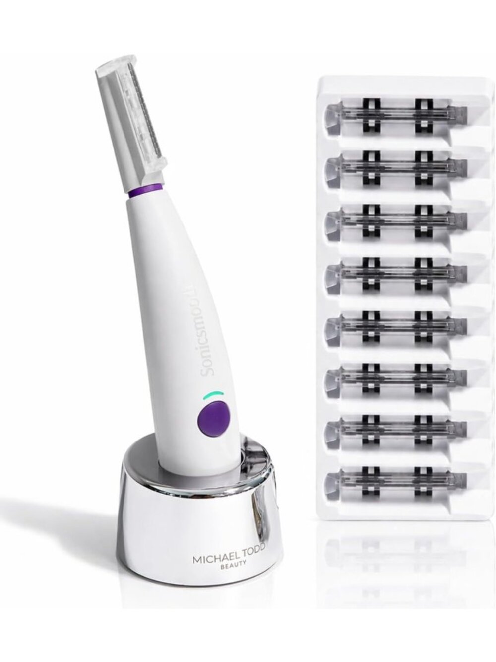 Dermaplane Razor for Women | Facial Hair Remover, Eyebrow Trimmer & Blades Set